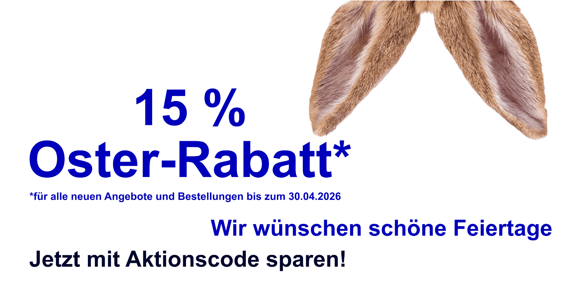 15 % Oster-Rabatt